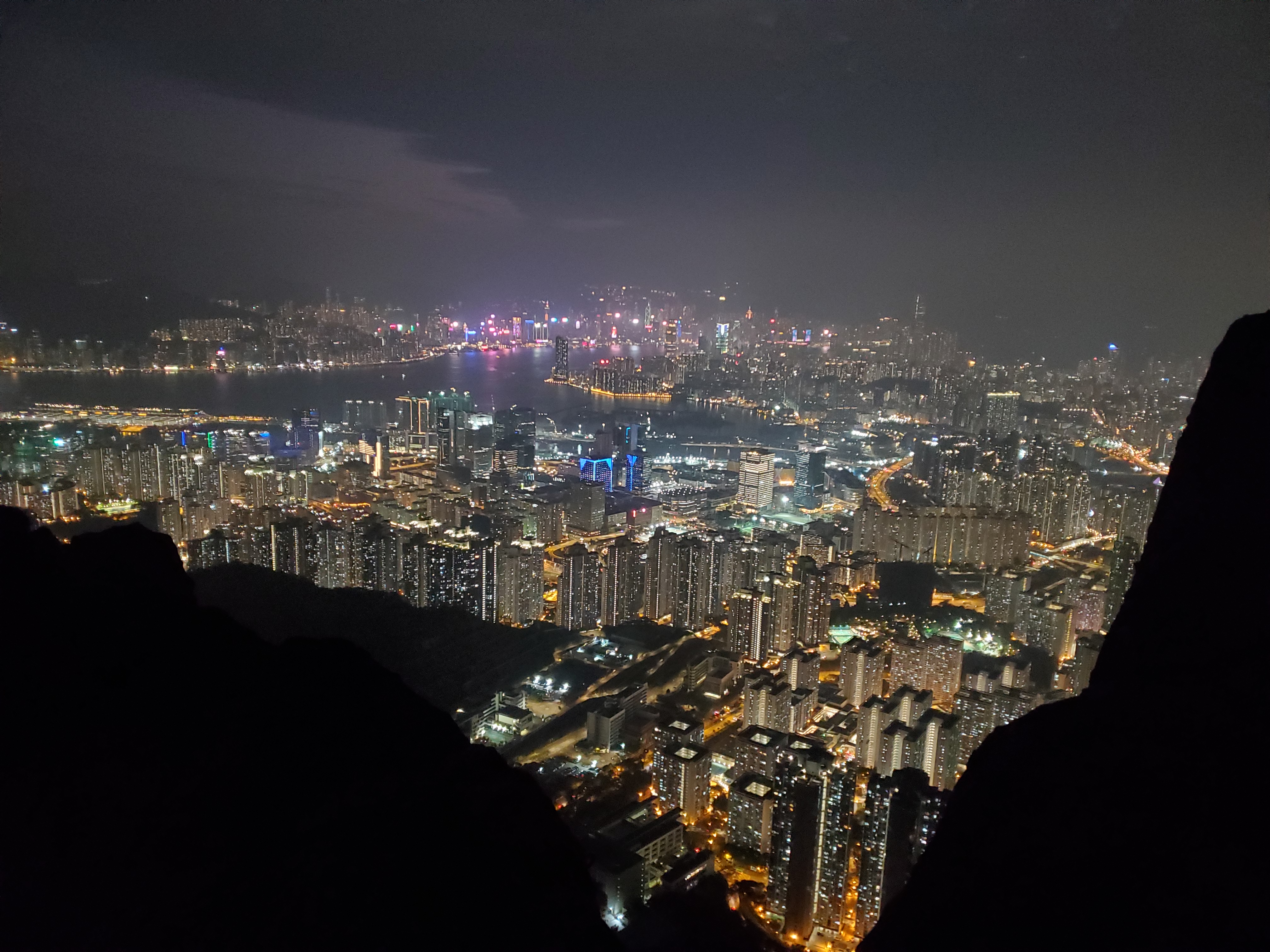 Night view in Hong Kong